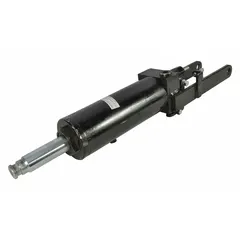 Hydraulic pump and cylinder unit for lift tables. Provides power to raise and lower platforms in material handling and industrial applications. Compatible with part number 6W804J.