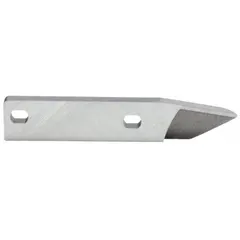 Left replacement shear blade for DEWALT power shears, compatible with DW890 model. Cuts steel up to 18 gauge. Used in metal fabrication, HVAC ductwork, and roofing for precise left-hand cutting.