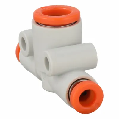 SMC KQ2T03-07A Polybutylene Terephthalate Push-Fit Tee Fitting - Polybutylene & Brass Tube Fittings