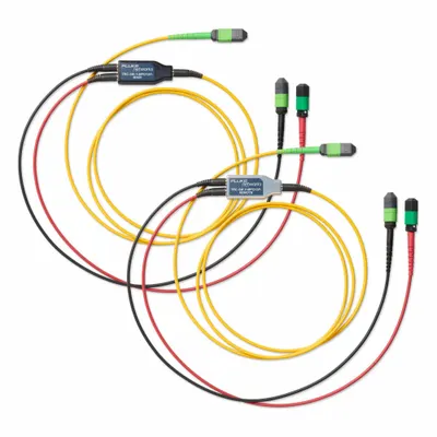 FLUKE NETWORKS Test Reference Cord Set: Test Reference Cord Set, CFM-TRC-S-MPO12P - Trace Kits for Fiber Optic Testing