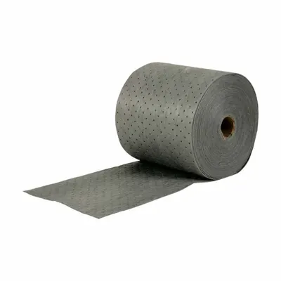 BRADY SPC ABSORBENTS Sorbent Roll, 15 in x 150 ft, Polypropylene, Gray, MRO315P - Sorbent Rolls