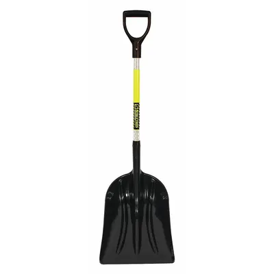 SEYMOUR MIDWEST Standard Scoop Shovel, Plastic, #12 Blade, 19 in L x 14 1/4 in W - Standard Scoop Shovels