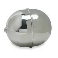 Cylindrical stainless steel float with external 3/8"-16 threaded connection. Used for fluid-level sensing in tanks and vessels where reliable level detection is required