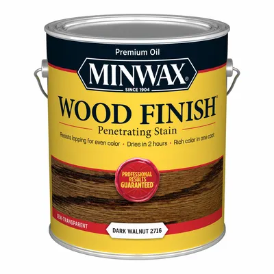 MINWAX Wood Stain Dark Walnut Semi-Transparent Interior Oil-Based 1 gal - Wood Stains