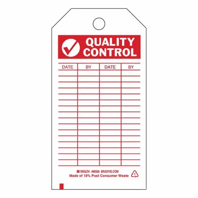 BRADY Tag: Quality Control - Safety