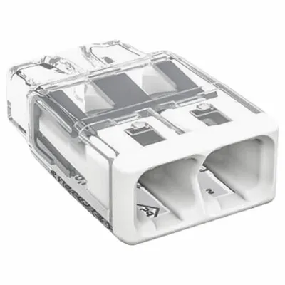 WAGO 2773-402/VE00-0500 Push-In Connector, 2-Port, 20-12 AWG, 32 A, 600 V - Push-In Connectors