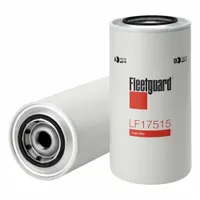 Spin-on oil filter for Navistar vehicles. Features plastic media material. Overall dimensions: 19 5/16 in length, 14 9/16 in width, 9 7/16 in height. Removes contaminants from engine oil in heavy-duty truck applications