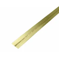 This full surface-mount piano hinge is made of steel with a through-hole design. It has a leaf height of 48 inches and a leaf width of 1 1/4 inches. Suitable for continuous support on doors, panels, and enclosures in industrial and commercial settings