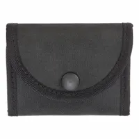UNCLE MIKE'S Glove Pouch: Black, Nylon, 3 1/2 in x 4 in, Snap Closure (MPN 88961)