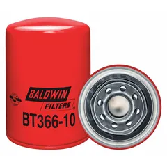 Spin-on hydraulic filter with cellulose media for removing contaminants from hydraulic fluid. Features a 3/4"-14 thread size and includes a G401 integral gasket. Compatible with Thwaites vehicles. Used in industrial hydraulic systems requiring particulate filtration.