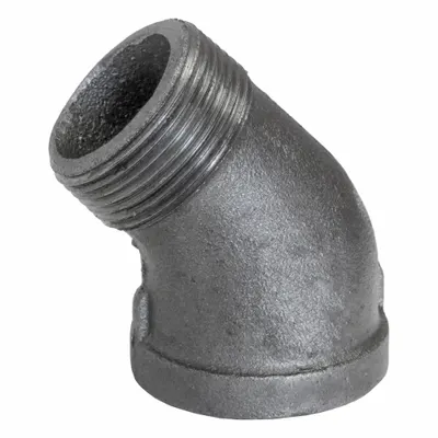 USA INDUSTRIALS Low-Pressure Threaded Pipe Elbow - Low-Pressure Threaded Pipe Fittings with Thread Sealant