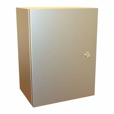 HAMMOND EN4SD16128SS Stainless Steel Enclosure, 16x12x8 in, NEMA 12/13/3R/4/4X - Stainless Steel Enclosures
