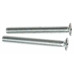 Replacement cross slotted machine screw for Dayton hoists. Compatible with models 4GU70 and 4GU71. Used as a fastener in hoist assemblies for securing components during lifting operations.