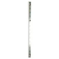 ECONOCO Single Slotted Standard: Single, 1 in Slot Spacing, 1/2 in Slot Lg, Chrome, 14 ga Gauge (MPN SS12/96-C)