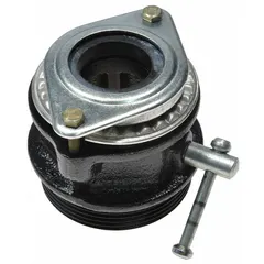 This bung adapter is designed for use with compatible drum pumps and containers, enabling secure connections for fluid transfer. It is intended for industrial applications where reliable sealing and compatibility with standard bung openings are required.