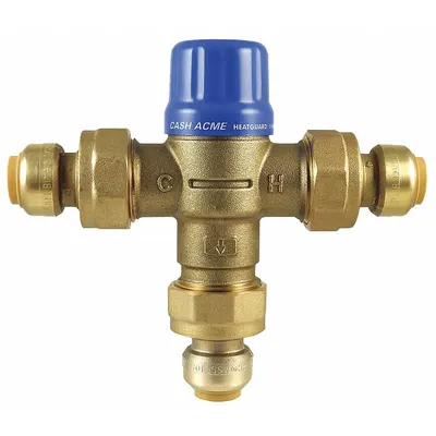CASH ACME HG110D Point-of-Use Thermostatic Mixing Valve, 1/2 in Outlet - Point-of-Use Mixing Valves