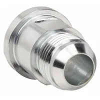 Hydraulic Hose Adapter: 3/4 in x 3/4 in Fitting Size, Male x Male, Flange x JIC, Rigid, Straight (MPN 500025-12s)