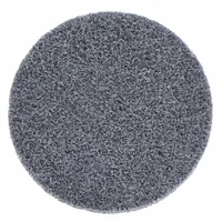 This SCOTCH-BRITE XL-UR unitized wheel is 2 inches in diameter and 1/4 inch wide, featuring a TR Quick-Change design. It uses fine grade silicon carbide abrasive with soft density (2) for final finishing of stainless steel and nickel alloys. The wheel deburrs, blends, and polishes surfaces, providing consistent surface preparation in metalworking applications