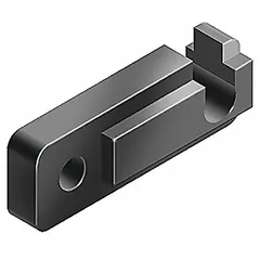 This conveyor roller mount is designed for use in bulk conveying systems. It features an 18 mm width and a black finish. Compatible with Series 15, 30, 40, and 45 structural framing systems.