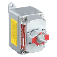 Selector Switch Control Station: 1 Gang, Selector Switch, 4NO/4NC, Hand/Auto, 0 Pilot Lights, 3/4 in (MPN EFDB175-35)