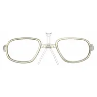 This clear nylon frame is designed to hold prescription lenses inside Pyramex V2G safety goggles. It allows workers who require corrective eyewear to maintain vision correction while wearing protective goggles. The insert is compatible with the V2G series and is suitable for industrial environments where eye protection is necessary