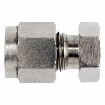BRENNAN INDUSTRIES NS2408-10-SS Compression Fitting Cap - Clean & Bagged Single-Ferrule Stainless Steel Fittings