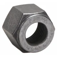 This single-ferrule compression fitting nut is made of stainless steel and designed for 3/8 in OD tubing. It is part of the CPI(TM) series and is compatible with Swagelok fitting brands. Used in industrial fluid systems for creating leak-tight connections in instrumentation, hydraulic, and process lines