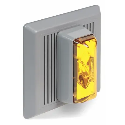 EDWARDS SIGNALING 869STRA-AQ Xenon Horn Strobe, 24V DC, Wall Mount - Horn Alarms with Strobe Light