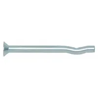 Flat steel drive anchor with zinc plating, designed for vibration-resistant fastening into concrete, block, or brick. Commonly used to secure electrical conduit, ductwork, and machinery brackets. Supplied in a 100-piece pack