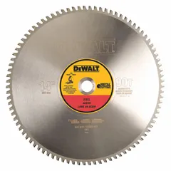 This 14-inch circular saw blade is designed for cutting ferrous metals in solid stock applications. With 90 teeth, a 0.09-inch cut width, and a 1-inch arbor, it is suited for use in fabrication, construction, and metalworking tasks such as cutting structural steel, pipe, and rebar.