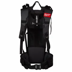 Backpack harness designed to support concrete vibrators during concrete placement. Distributes tool weight across the operator's back to reduce fatigue and improve mobility. Tool weight 4 lb, overall length 13 in, overall width 4 in.
