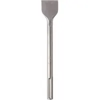 Scaling chisel bit for SDS-Plus hammer drills. Features a 45/64 in shank diameter and 14 in overall length. Used for removing concrete, mortar, tile, and other masonry materials from surfaces in construction, renovation, and demolition tasks
