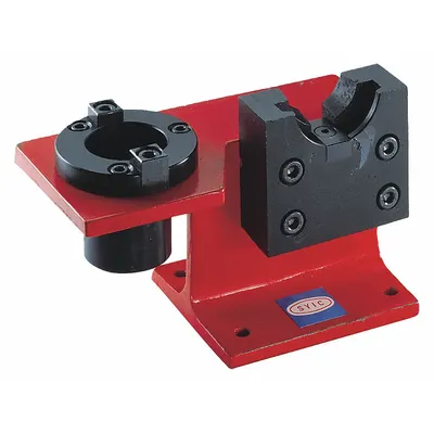 TECHNIKS Toolholder Tightening Fixture: For CAT40 Taper (MPN 17870) - Bench-Mount Toolholder Tightening Fixtures
