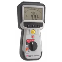 MEGGER Megohmmeter: 0.01 ohm to 1 megaohm, CAT IV 600V, IP54, Digital, USB, 1 mA to 2 mA (MPN MIT400/2)