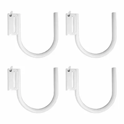 BUYERS PRODUCTS J-Hook, 4 Pack, 5 1/2 in Overall Height, Track-Mount Tool Holder - Track-Mount Tool Holders