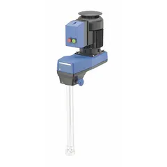 This IKA benchtop homogenizer operates at 7,200 RPM and supports a maximum working volume of 50 L. With an overall height of 14 inches, it is designed for laboratory mixing, emulsifying, and dispersing applications.