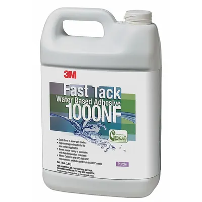 3M 1000NF Contact Cement, Insulation, 1 gal, Jug, Purple, Water-Resistant - Contact Adhesives for Insulation & Duct Liners