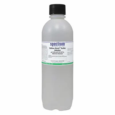 SPECTRUM Buffer - pH 7.00 - Yellow: Lab, 1 L Volume, Liquid, pH 7.00 +/-001 @ 25°C - pH Buffers
