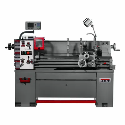 JET EVS-1440 Electronic Variable-Speed Lathe with DRO & Collet Closer - Electronic Variable-Speed Lathes with DRO & Collet Closer