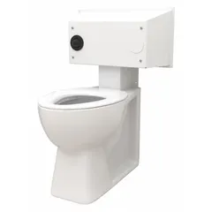 Stainless steel flush valve cover for institutional toilets and urinals. Overall height 10-7/8 in, width 20-5/8 in. Provides a protective and cleanable surface in commercial restrooms, schools, hospitals, and public facilities.