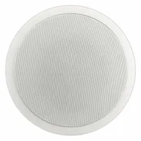 The SOUNDTUBE CM62-EZS-II-WH is a passive 2-way ceiling-mount speaker for indoor use. It features a 16 ohm impedance and an overall width of 11 3/4 inches. Suitable for distributed audio in commercial spaces such as offices, retail stores, and conference rooms