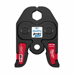 Forged steel press jaw for 7/8 in pipe, designed for use with ZoomLock® MAX fittings and standard or extended press tools. Suitable for joining fittings in HVAC and refrigeration piping systems.