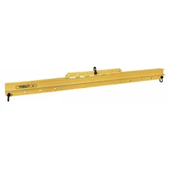 This adjustable low-headroom lifting-spreader beam from CALDWELL has a working load limit of 4,000 lb. It combines lifting and spreading functions for overhead load handling and distribution in industrial settings. The adjustable configuration allows versatile use for unbalanced loads.