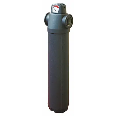 SPEEDAIRE Compressed Air Filter: 1 micron, 1/4 in NPT, 15 cfm - Coalescing Filter for Oil Removal