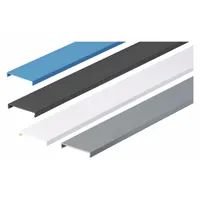 Wiring Duct Cover: PVC, 72 in Lg, Blue (MPN C2IB6)