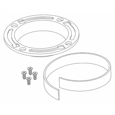 LIBERTY PUMPS K001116 Brass Closet Flange - Flanges for Dewatering & Wastewater Pumps