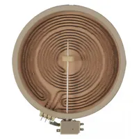 Genuine GE radiant element designed for electric cooktops and ranges. Provides consistent high-temperature heat for cooking tasks such as boiling, frying, and simmering. Suitable for residential and light commercial kitchen applications
