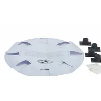 This vibration isolation kit reduces noise and vibration transfer from water heaters to building structures. It is suitable for use in commercial and residential water heater installations to protect plumbing systems and floors from operational movement. Maximum tank capacity: 80 gallons. Dimensions: 15 inches length, 8.5 inches width