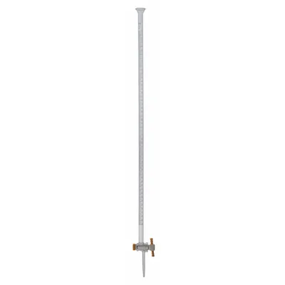 KIMBLE Diagonal Bore Buret: 50 mL, A, 746 mm, ±0.05 mL, 0.1 mL Inc - Class A Glass Burets