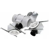In-Line Duct Fan: 293 cfm Max., 6 in Duct, 65 W, 120V AC, 1 Ph, IP44, Thermoplastic (MPN KIT-TD150F)